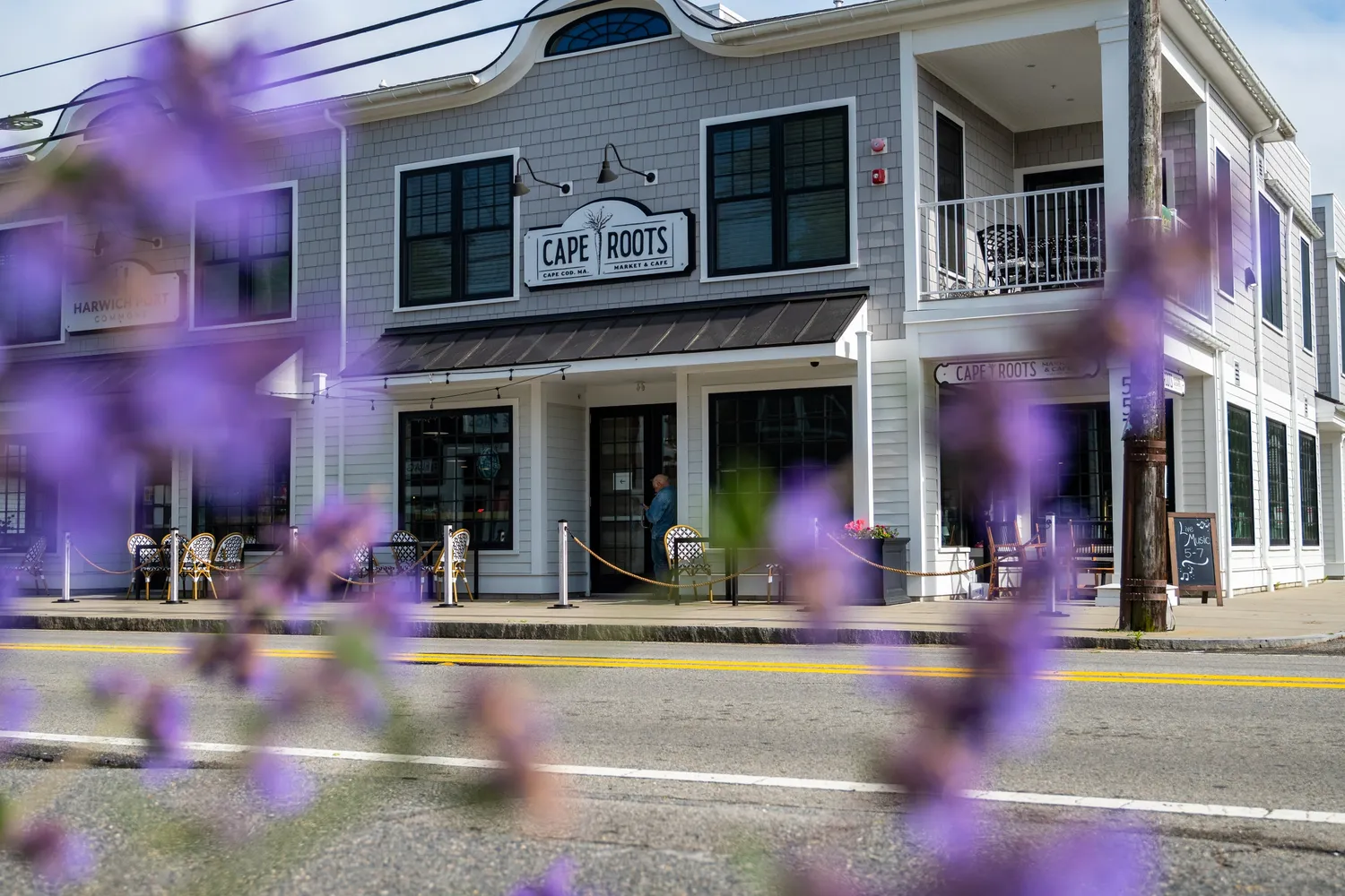 Exterior of the Cape Roots Market and Cafe