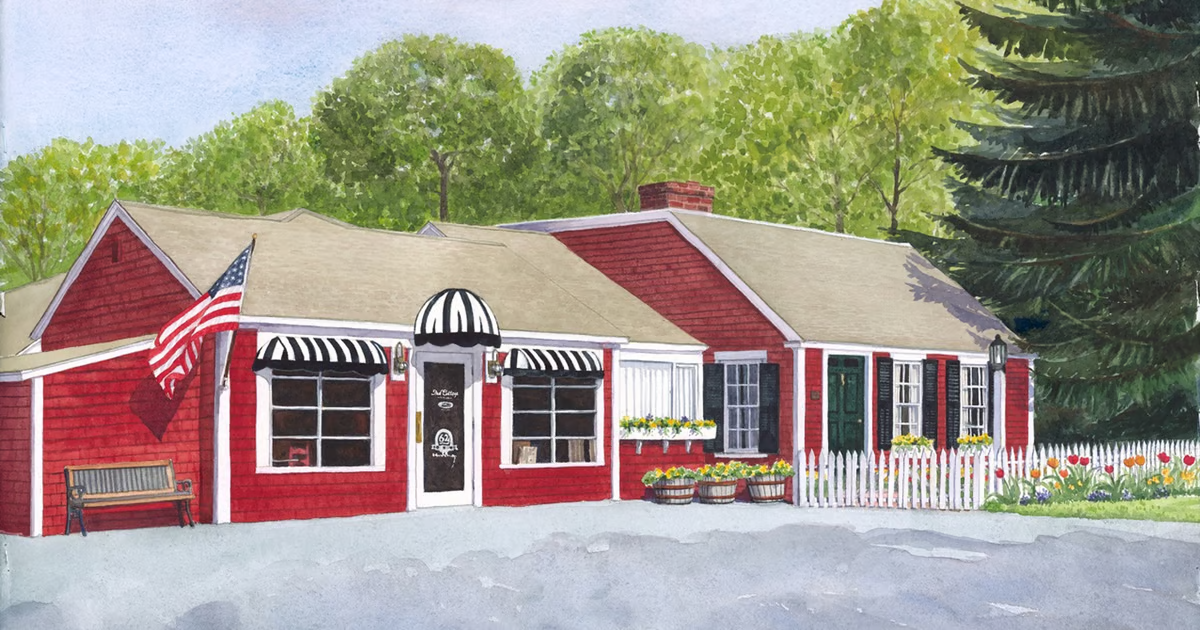 Exterior of Red Cottage Restaurant